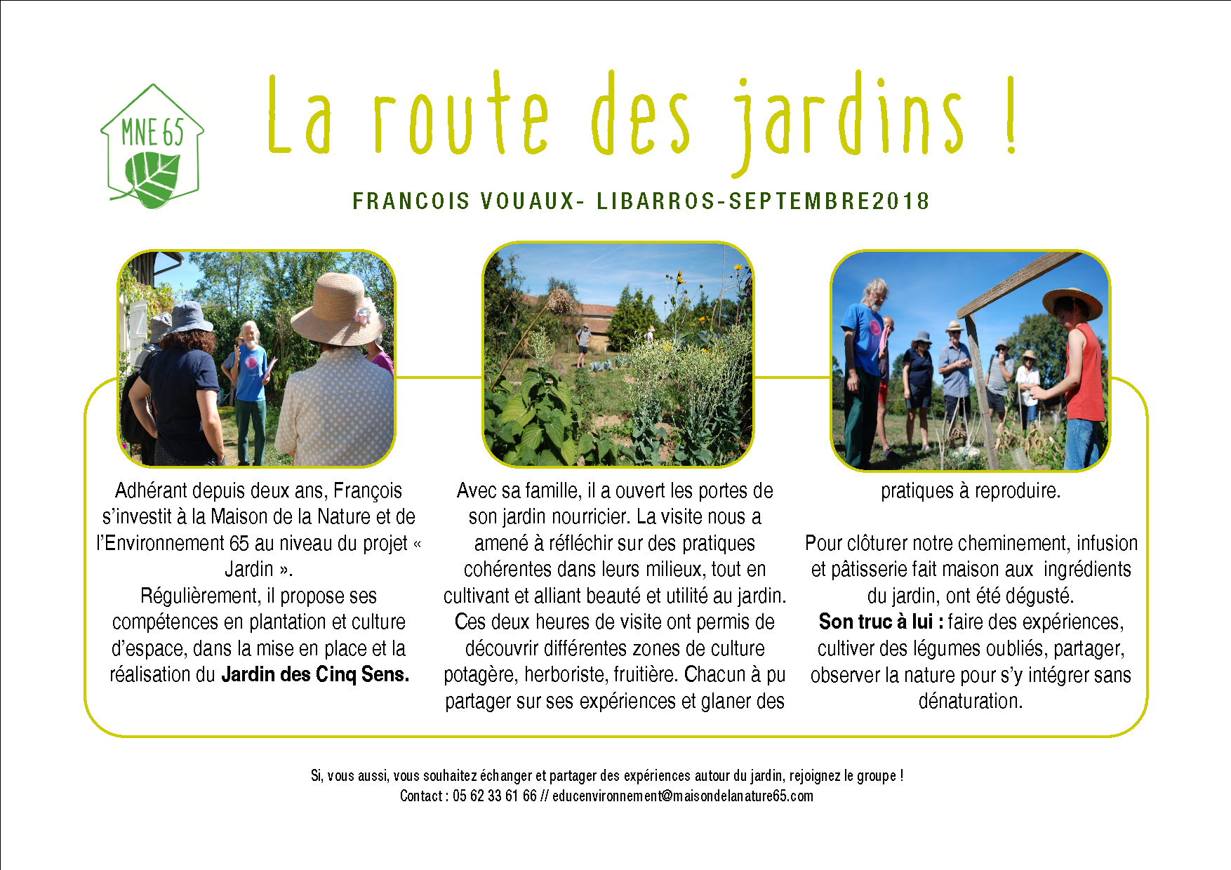 Route des jardins Francois Vouaux