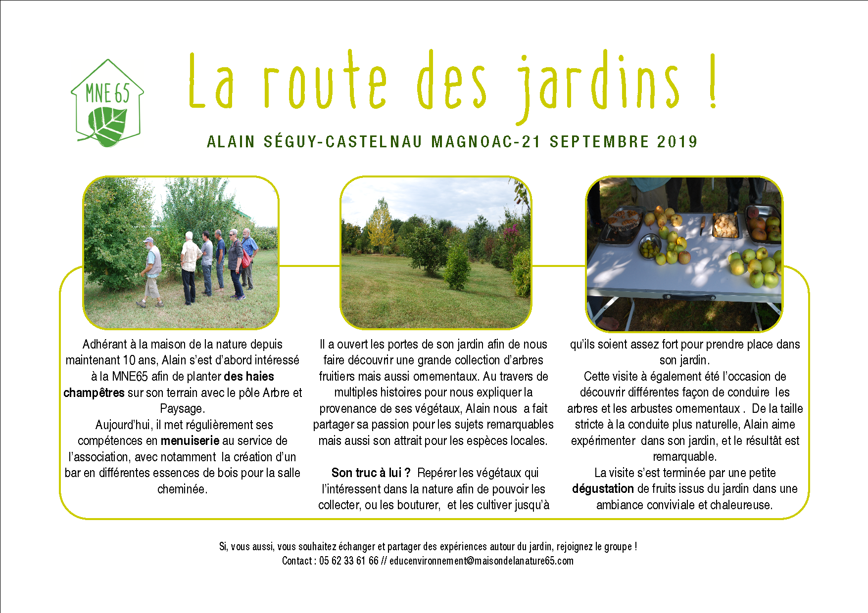 Route des jardins Alain Séguy