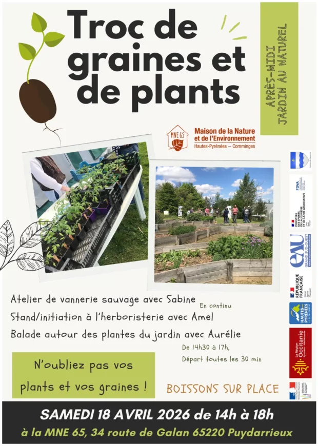 Après-midi jardin au naturel : tROC DE GRAINES ET DE PLANTS